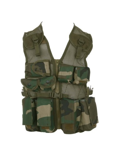 Fostex Kinder Tactical Vest Woodland