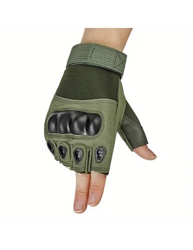 Tactical Handschoen OD-Green Half Vinger