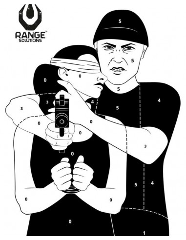 Range Solutions Target Hostage 50 x 70 cm