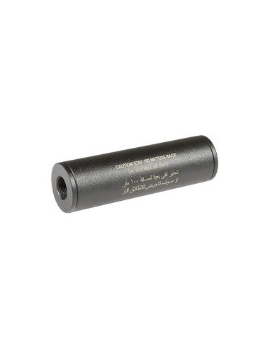 Airsoft Engineering "Stay 100 meters back" Covert Tactical Standard Silencer 100mm