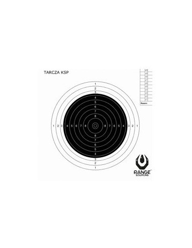 Range Solutions KSP Sports 50m Target - 100 stuks
