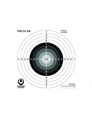 Range Solutions AIR Shooting Targets voor Air Gun 14 x 14 cm