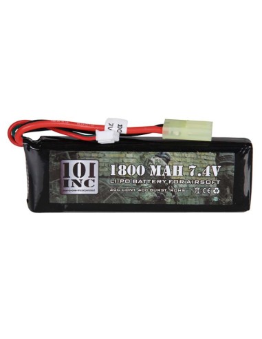 101 Inc LiPo 7,4V-1800 mAh mini-Tamiya
