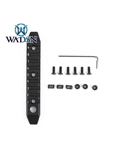 WADSN 9-Slot M-lok en Keymod Aluminium Rail