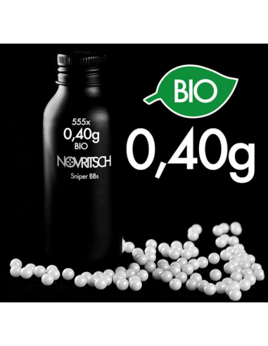 Novritsch 0.40g Sniper Bio BB's Fles 555 stuks
